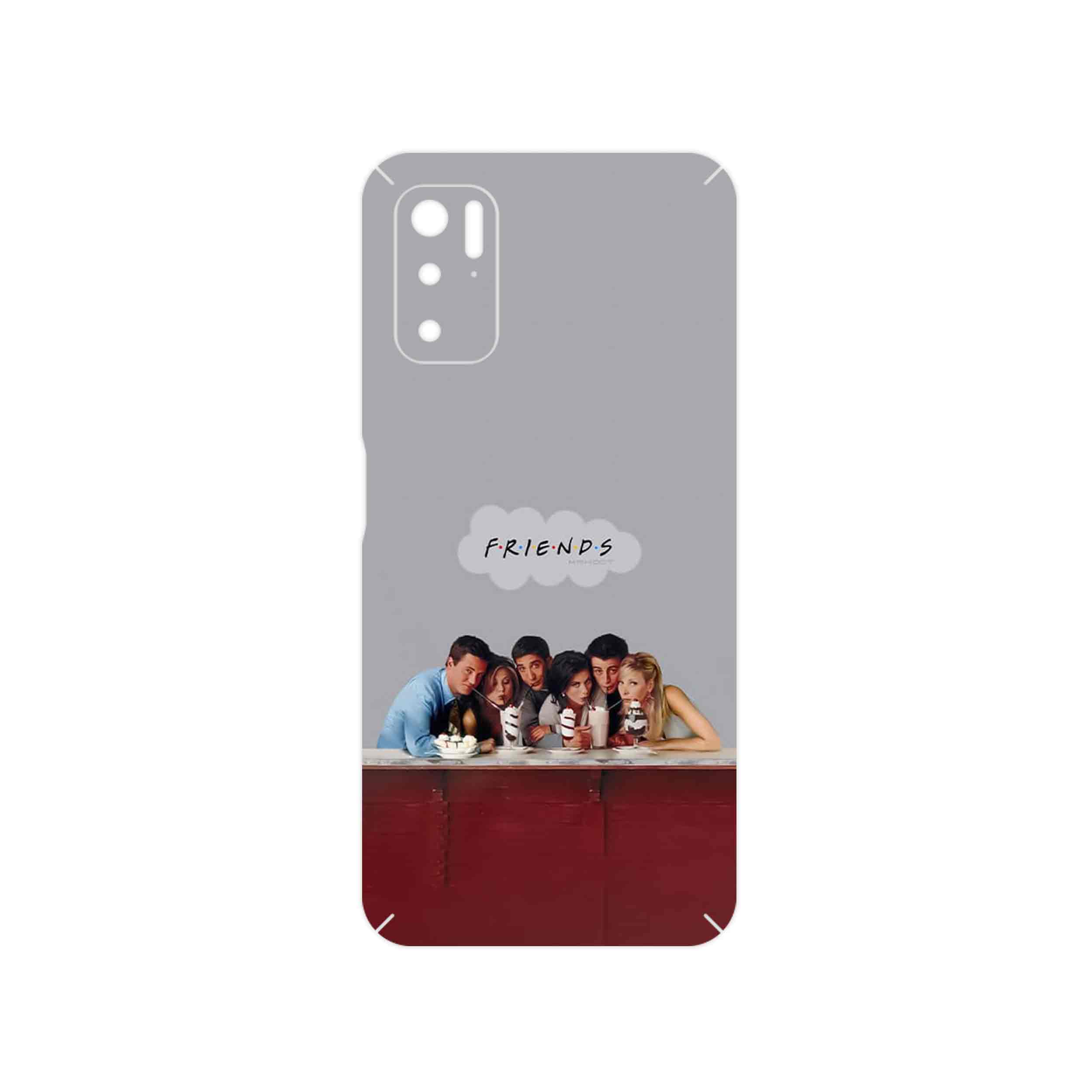 برچسب پوششی ماهوت مدل Friends 1 مناسب برای گوشی موبایل شیائومی Poco M3 Pro 5G
