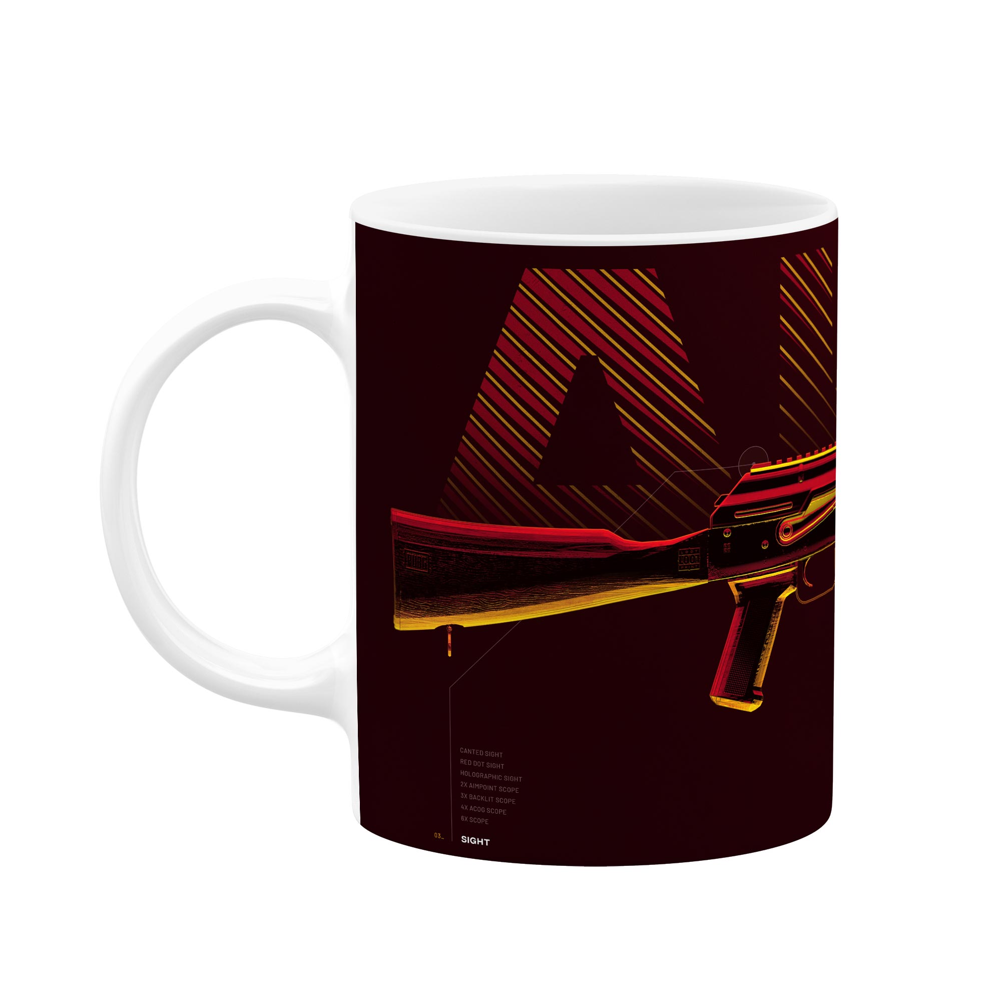 ماگ طرح تفنگ ak47 مدل mgp00488