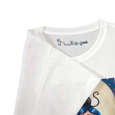 تی شرت بچگانه پرمانه طرح کورالین کد pmt.4789