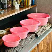 لگن پلاستیکی کوچک 4 تایی ( ارسال رایگان)