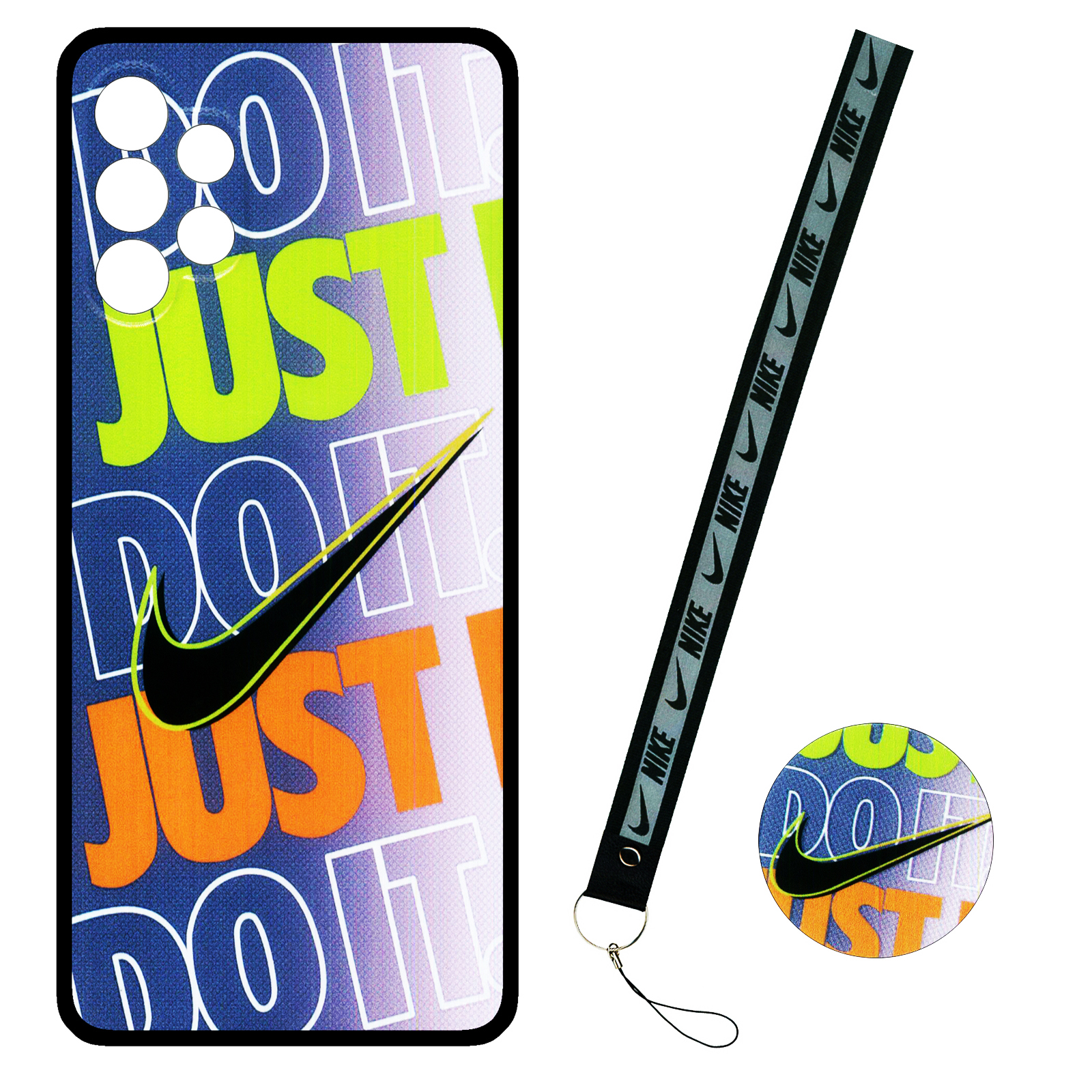 کاور کد 2691 مناسب برای گوشی موبایل سامسونگ  Galaxy A73  به همراه پایه نگهدارنده و بند