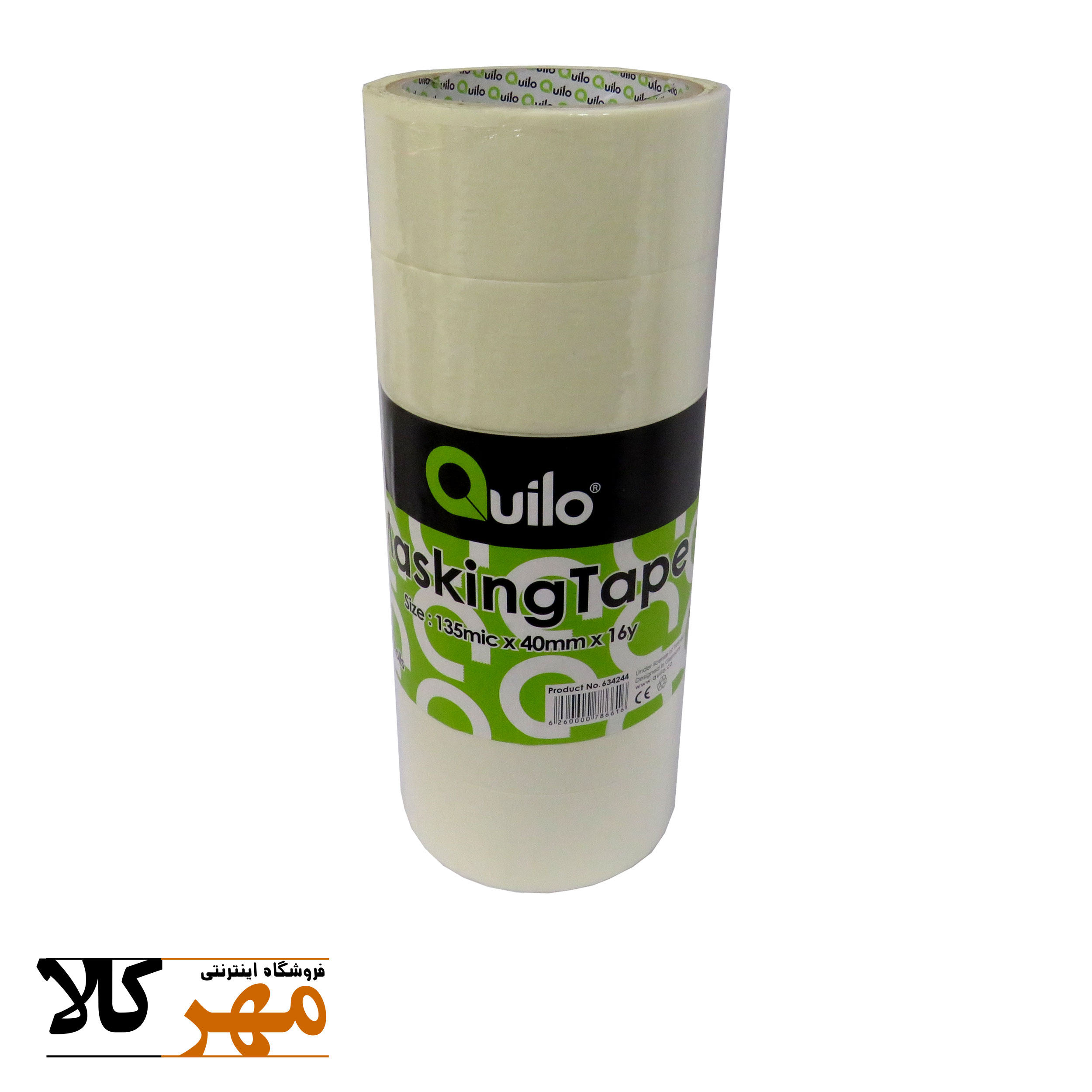 چسب کاغذی Quilo سایز 15 متر در عرض 4 سانت کد 634244