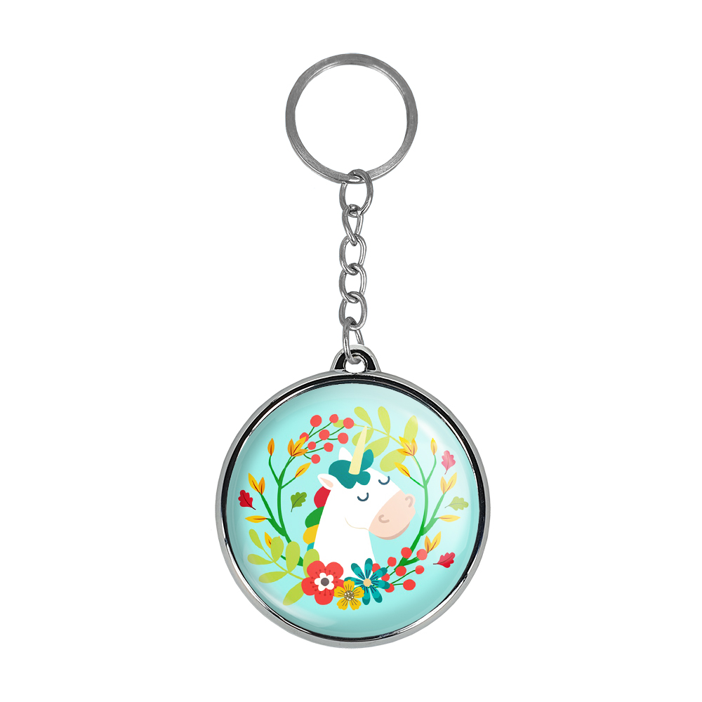 جاکلیدی خندالو طرح یونیکورن مدل دوطرفه کد 11101114