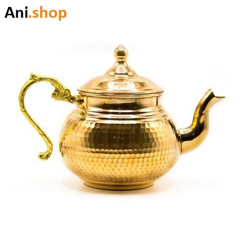 قوری دسته برنجی چکشی کد71