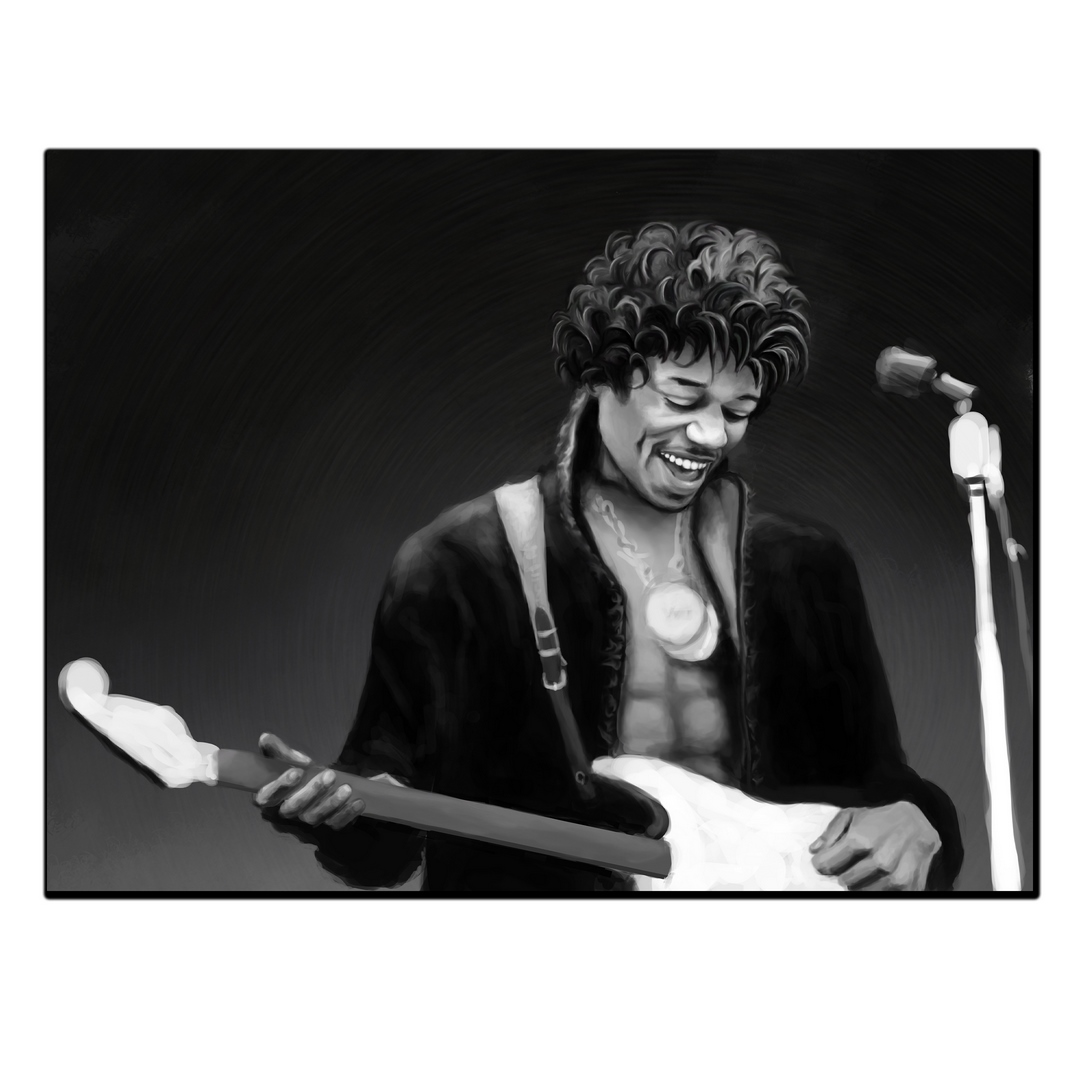 تابلو شاسی بکلیت طرح گیتاریست جیمی هندریکس مدل SH-S6191