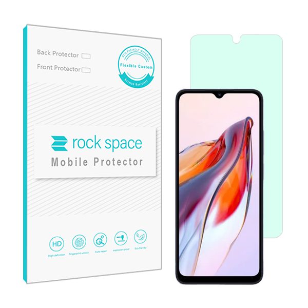گلس شیائومی Redmi 12C مدل نانو هیدروژل گرین لایت برند راک اسپیس کد S