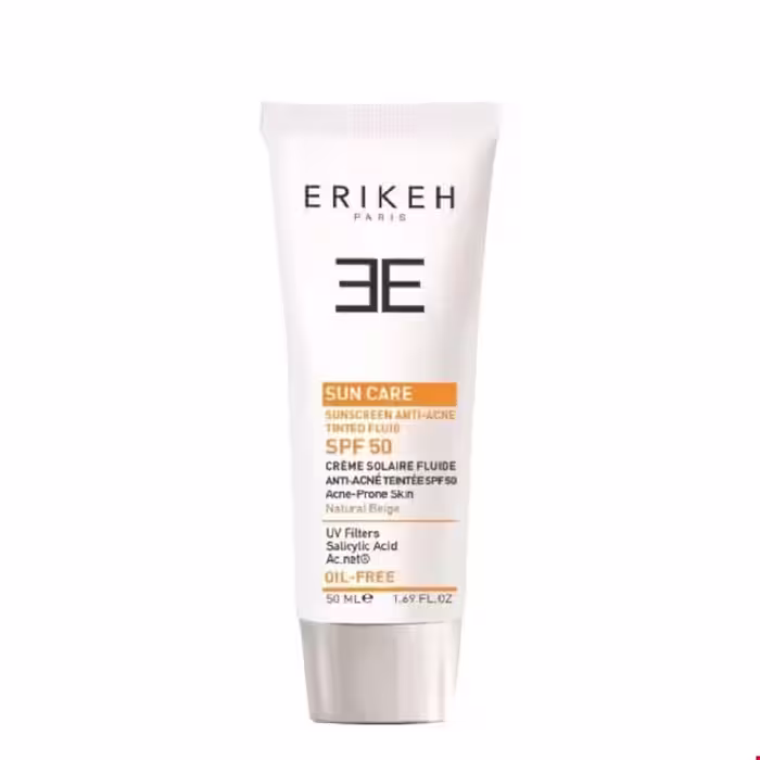 فلوئید ضد آفتاب و ضدجوش SPF50 اریکه 50 میلی لیتری