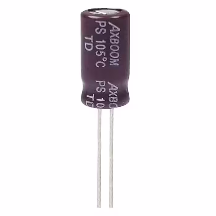 خازن الکترولیت 22 میکروفاراد 16ولت آکسبوم مدل TEC-10125 بسته 4 عددی 