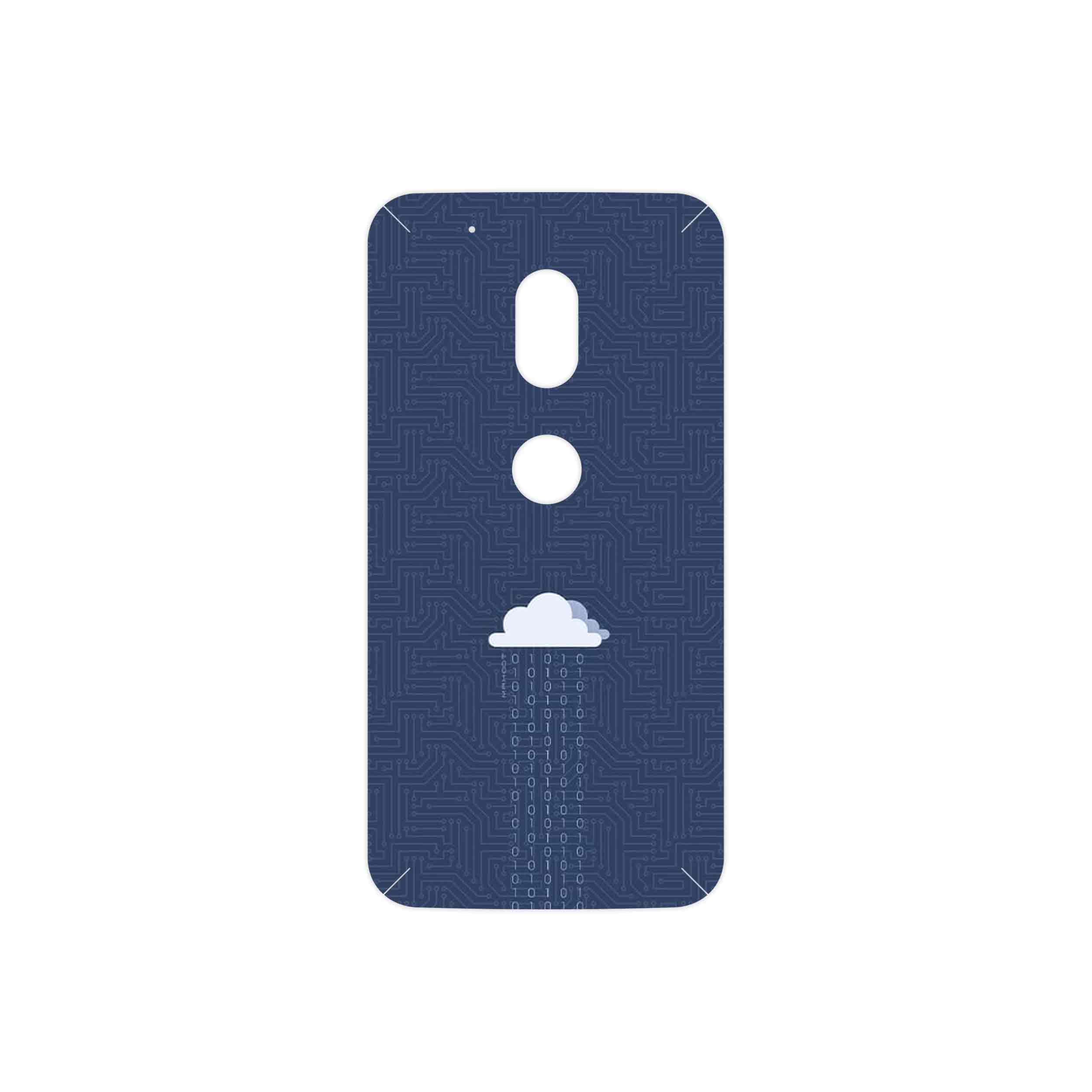 برچسب پوششی ماهوت مدل Minimal Data Cloud مناسب برای گوشی موبایل موتورولا Moto G4 Play