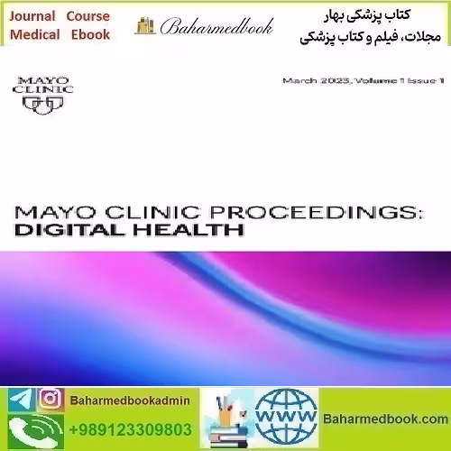 Mayo Clinic Proceedings Digital Health Volume 2 Issue 1 20