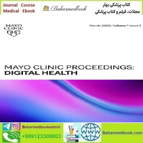 Mayo Clinic Proceedings Digital Health Volume 2 Issue 1 20