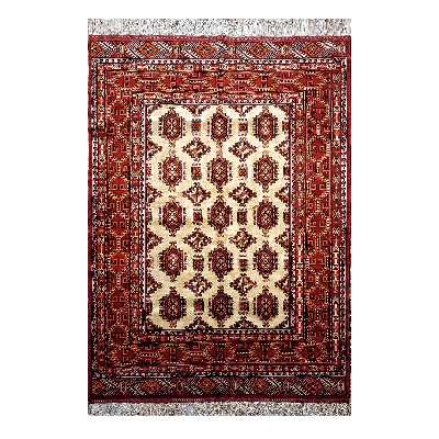 فرش دستباف دو و نیم متری طرح خشتی مدل AA