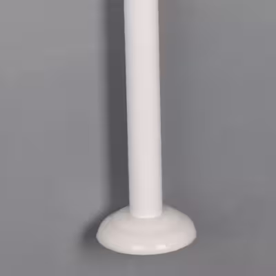 میله پرده حمام پیسو مدل U AL سایز 90x90 سانتی متر