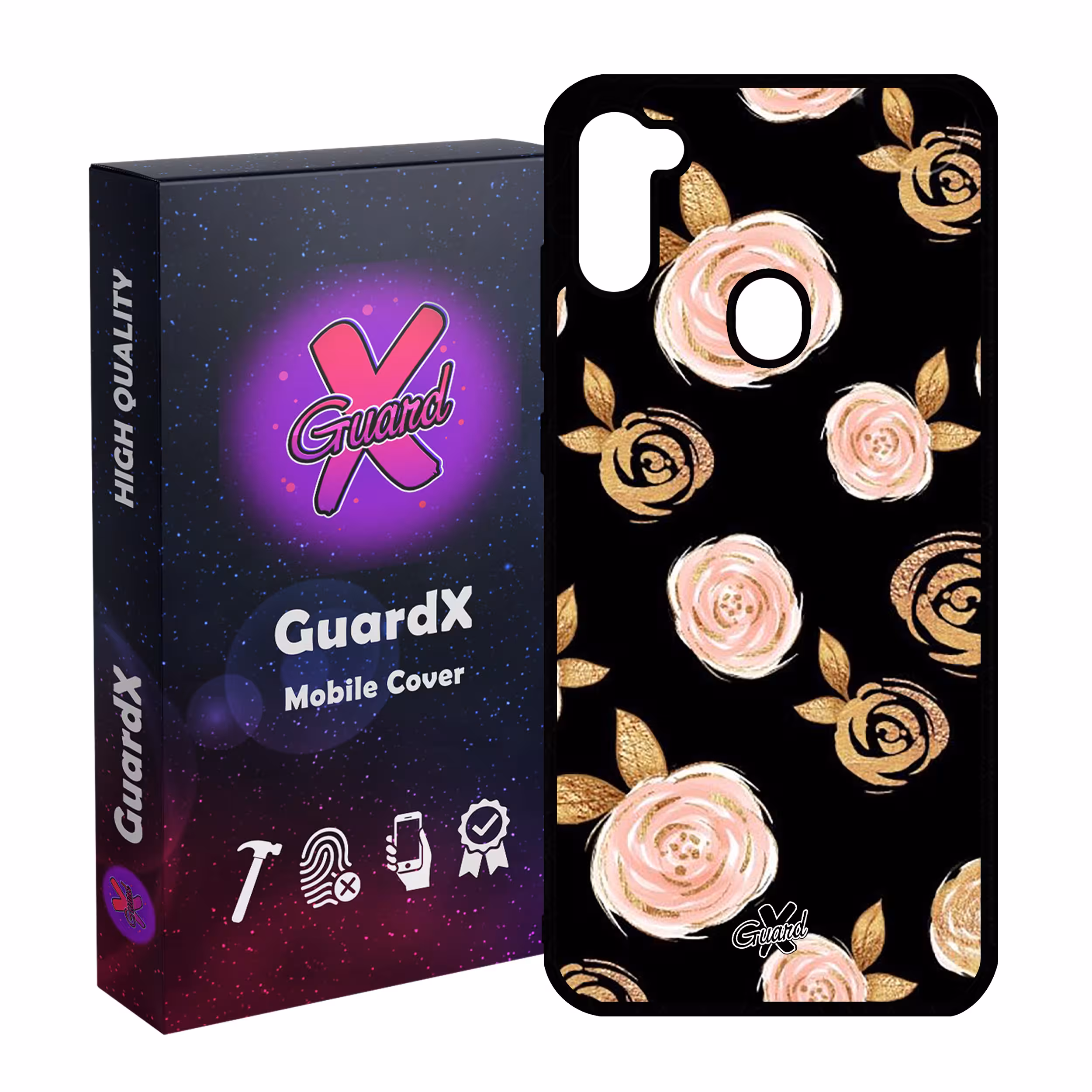 کاور گارد ایکس طرح Flower مدل Glass10105 مناسب برای گوشی موبایل سامسونگ Galaxy A11 / M11