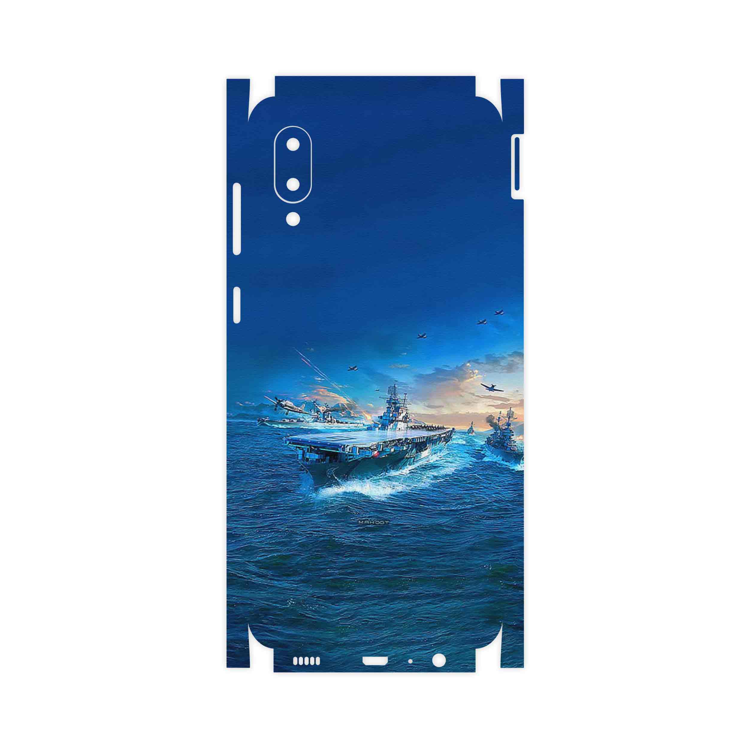 برچسب پوششی ماهوت مدل Warship-FullSkin مناسب برای گوشی موبایل سامسونگ Galaxy M02