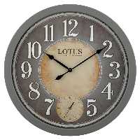 ساعت ديواری چوبی لوتوس کد محصول: W-8842-BAINBRIDGE