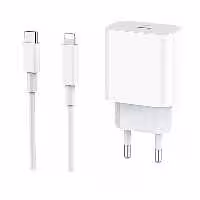 شارژر دیواری ترانیو مدل P12 به همراه کابل تبدیل USB-C