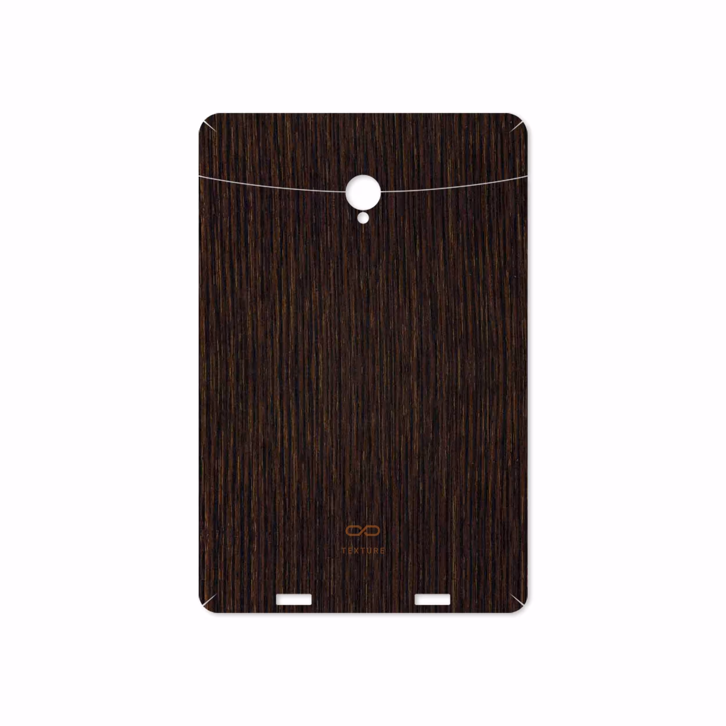 برچسب پوششی ماهوت مدل Dark-Gold-Stripes-Wood مناسب برای تبلت وریکو Unipad