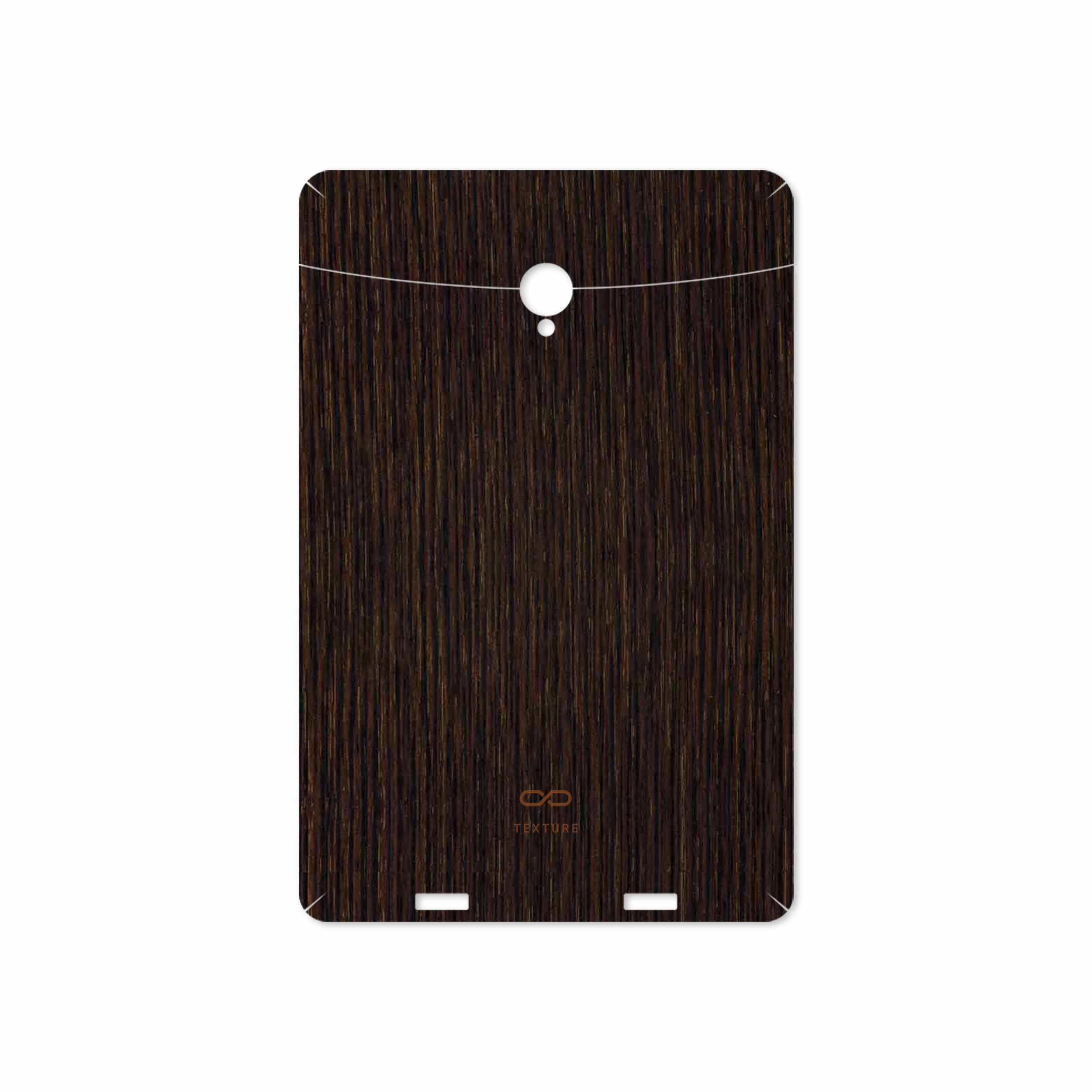 برچسب پوششی ماهوت مدل Dark-Gold-Stripes-Wood مناسب برای تبلت وریکو Unipad