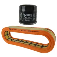 فیلتر روغن خودرو تام مدل TW68/8 مناسب برای تیبا به همراه فیلتر هوا