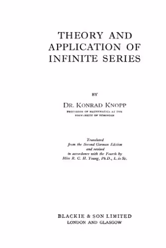 خرید و دانلود نسخه کامل کتاب Theory and application of infinite series