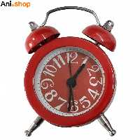 ساعت زنگی رومیزی فلزی