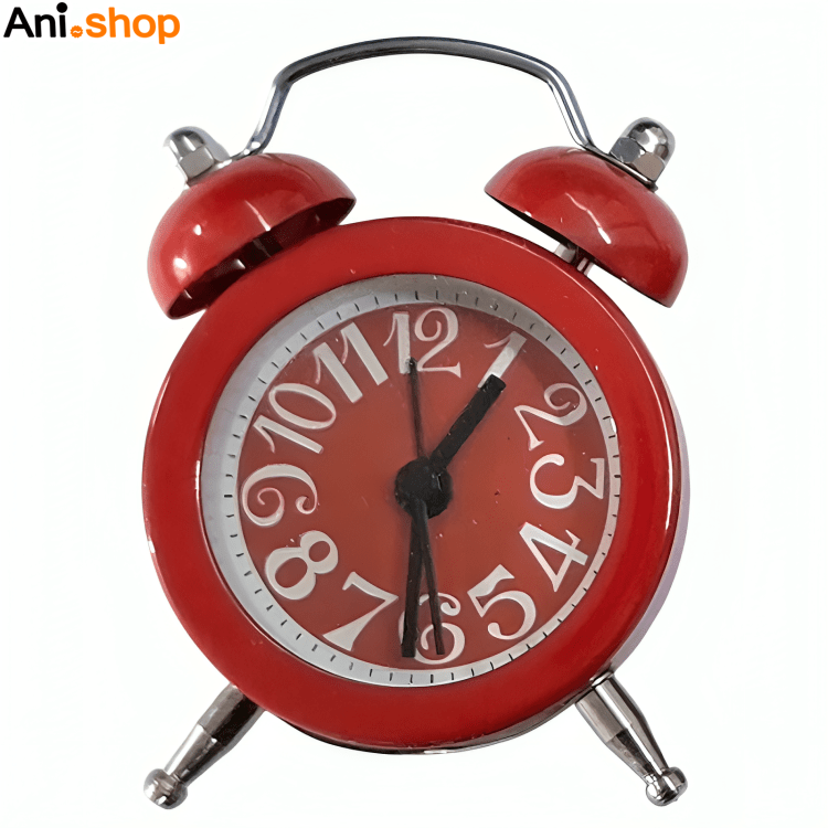 ساعت زنگی رومیزی فلزی