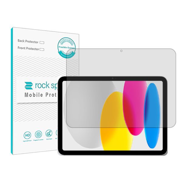 گلس تبلت اپل iPad 109 2022 مدل نانو هیدروژل شفاف برند راک اسپیس کد 23921L