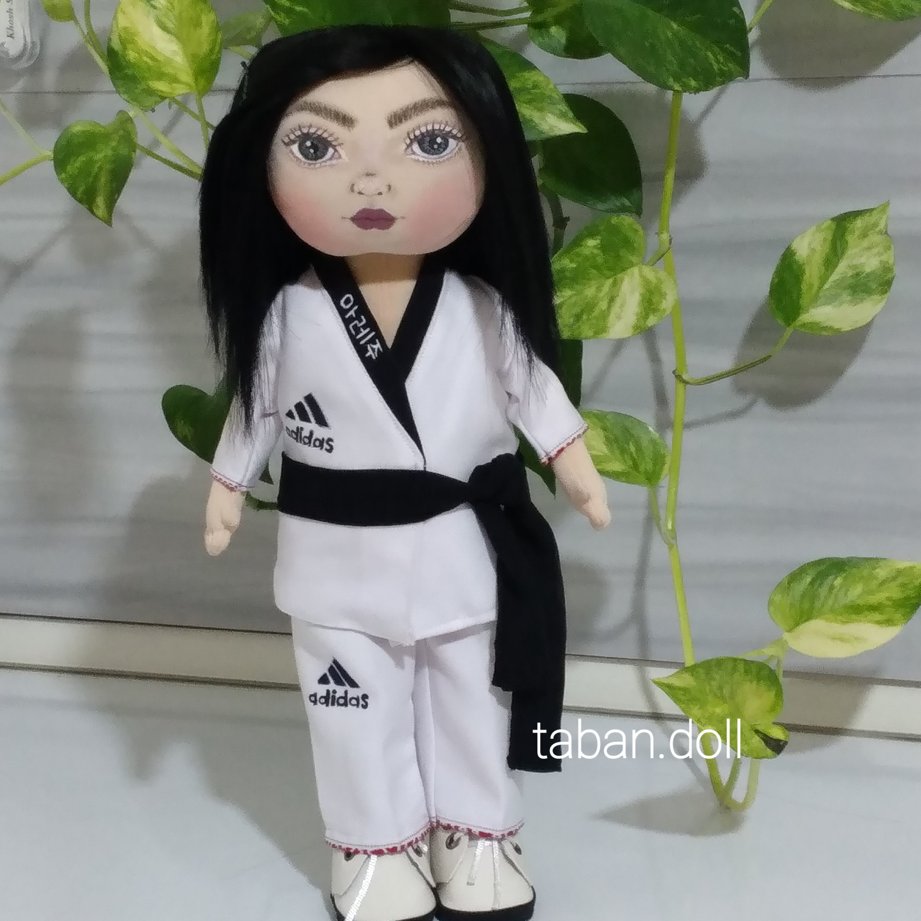 عروسک روسی طراحی چهره کاتاکار( کاراته) ورزشکار