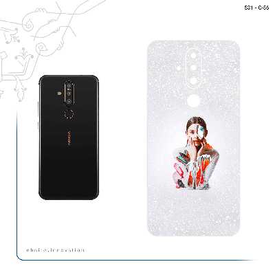 برچسب پوششی ماهوت مدل Collage of Women Portrait 4 مناسب برای گوشی موبایل نوکیا X71