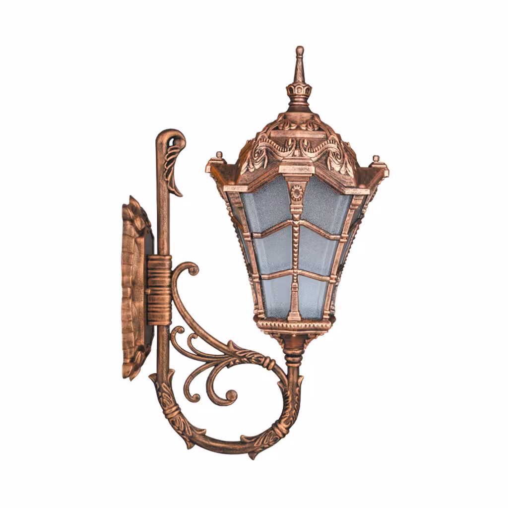 چراغ دیواری پارکی تکشیدفام مدل وستا کوچک کد 8803-16