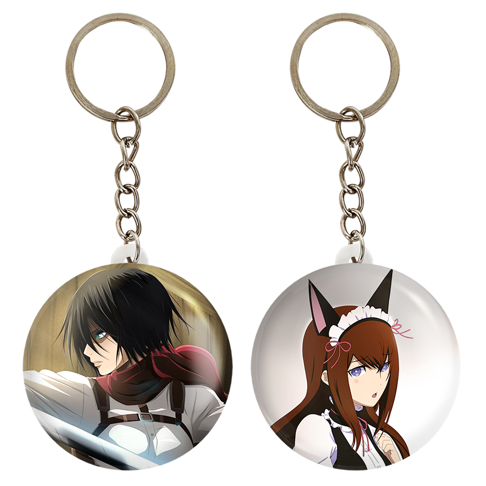 جاکلیدی خندالو مدل ماکیسه کوریسو و میکاسا اکرمن انیمه دختر کد 1213212131 مجموعه 2 عددی