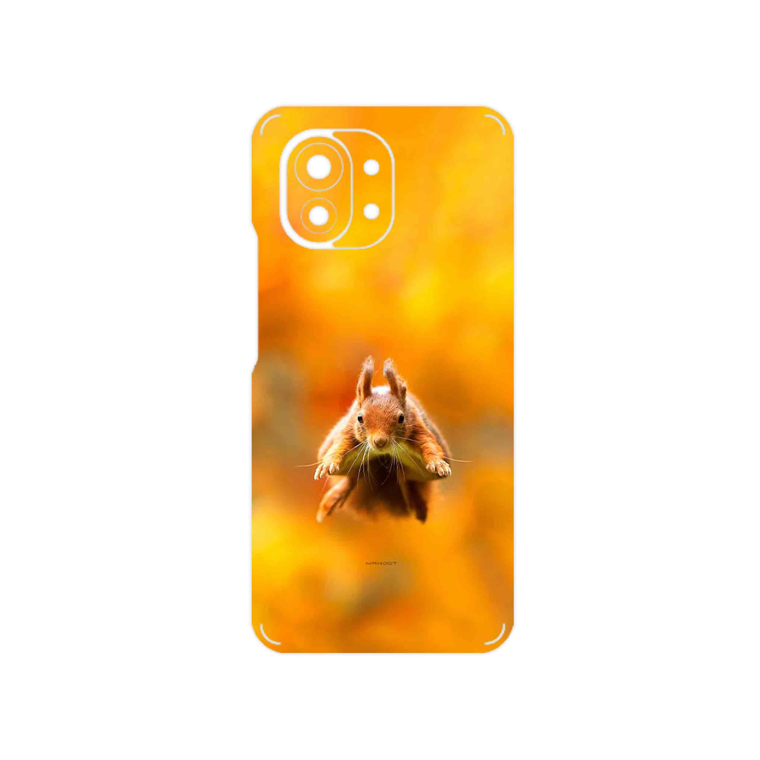 برچسب پوششی ماهوت مدل Squirrel مناسب برای گوشی موبایل شیائومی Mi 11 5G