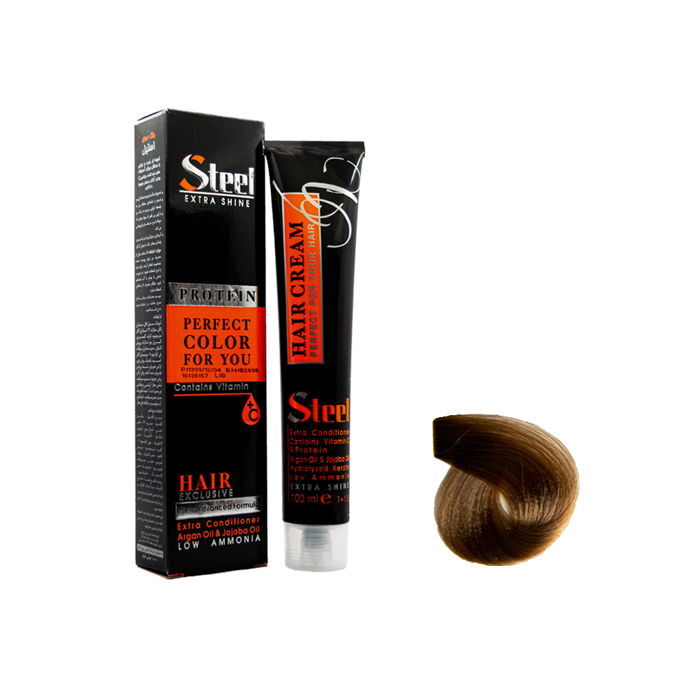 رنگ مو استیل مدل Professional شماره 7.57 حجم 100میلی لیتر رنگ بلوند بژ متوسط