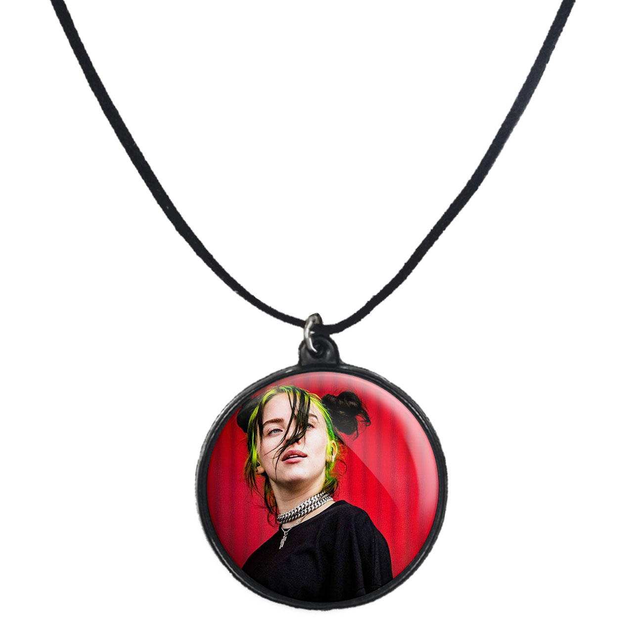 گردنبند پرمانه طرح بیلی آیلیش کد pmb.20051 مدل دو طرفه