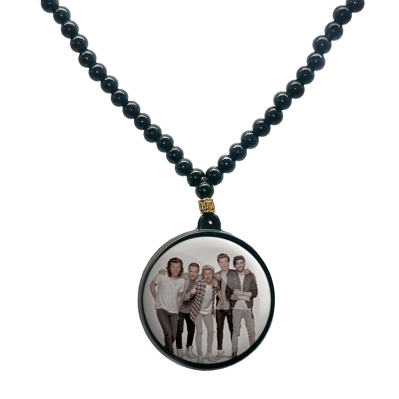 گردنبند پرمانه طرح One Direction کد pmd.13514 مدل دو طرفه