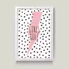 تابلو مدل مینیمال Girl Rule کدm2407-w