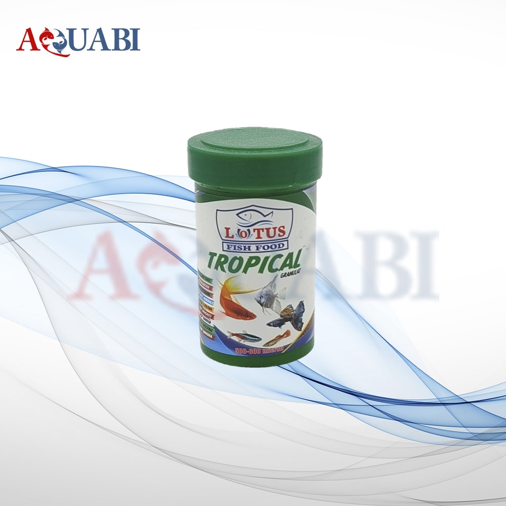 غذای ماهی تروپیکال گرانول 100ml لوتوس