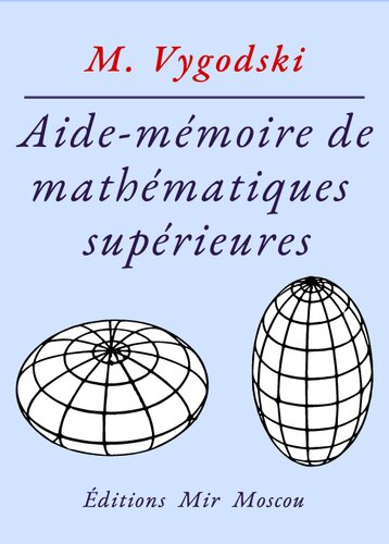 خرید و دانلود نسخه کامل کتاب Aide-mémoire de mathématiques supérieures