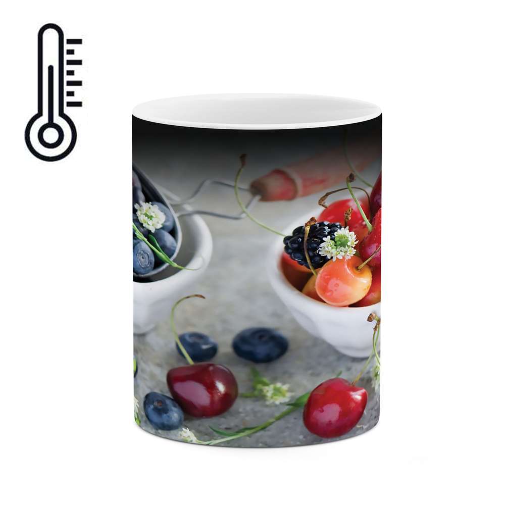 ماگ حرارتی طرح میوه ها مدل mgh01243