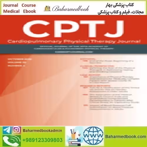 Cardiopulmonary Physical Therapy Journal Volume 33 1 to 4 2022