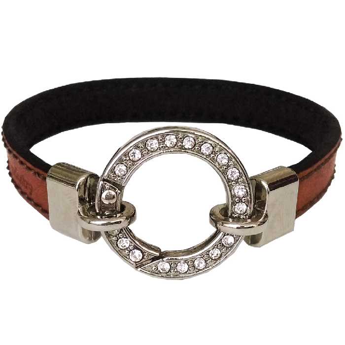 دستبند چرم وارک مدل کامیشا کد rb181