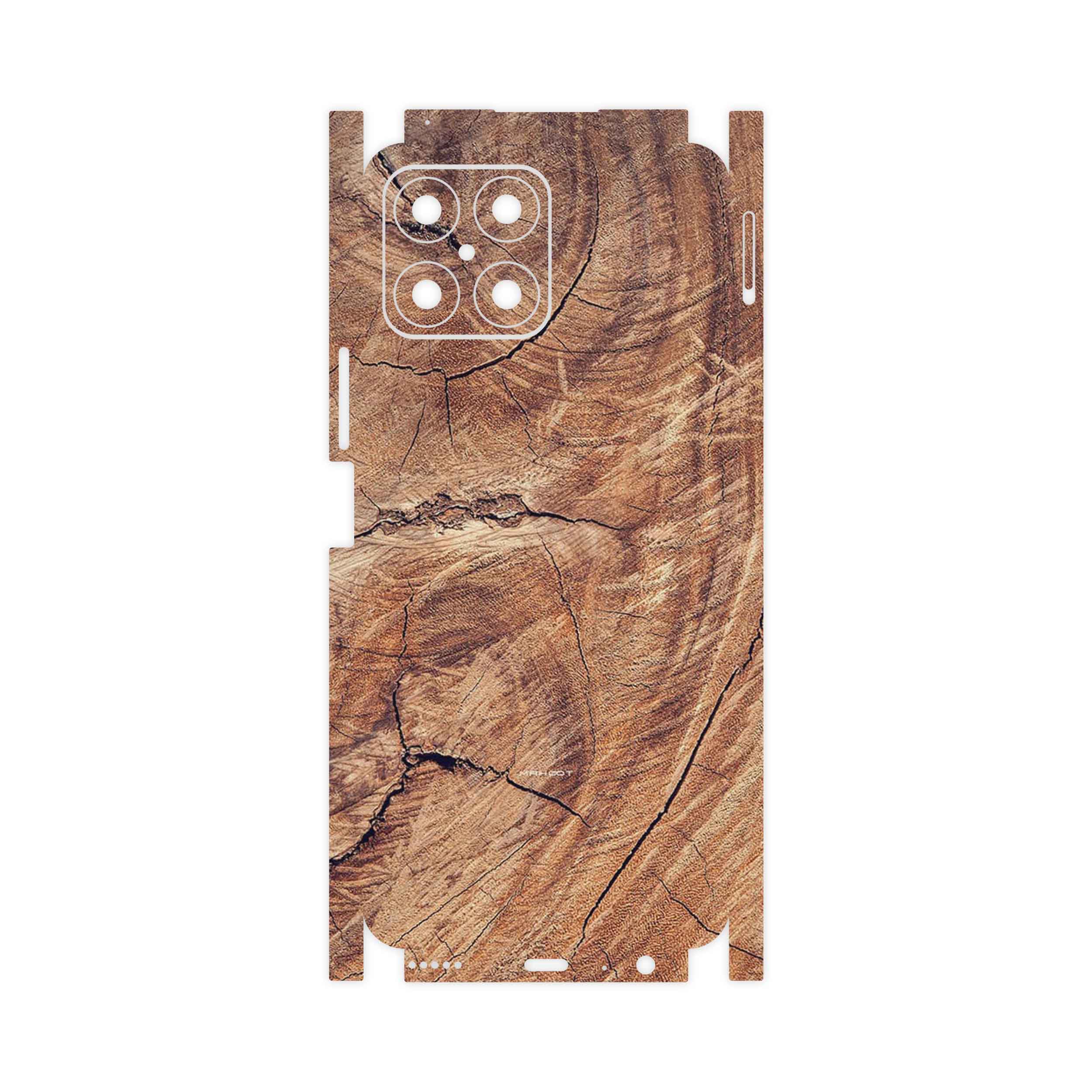 برچسب پوششی ماهوت مدل Wood Texture 5-FullSkin مناسب برای گوشی موبایل آنر X8
