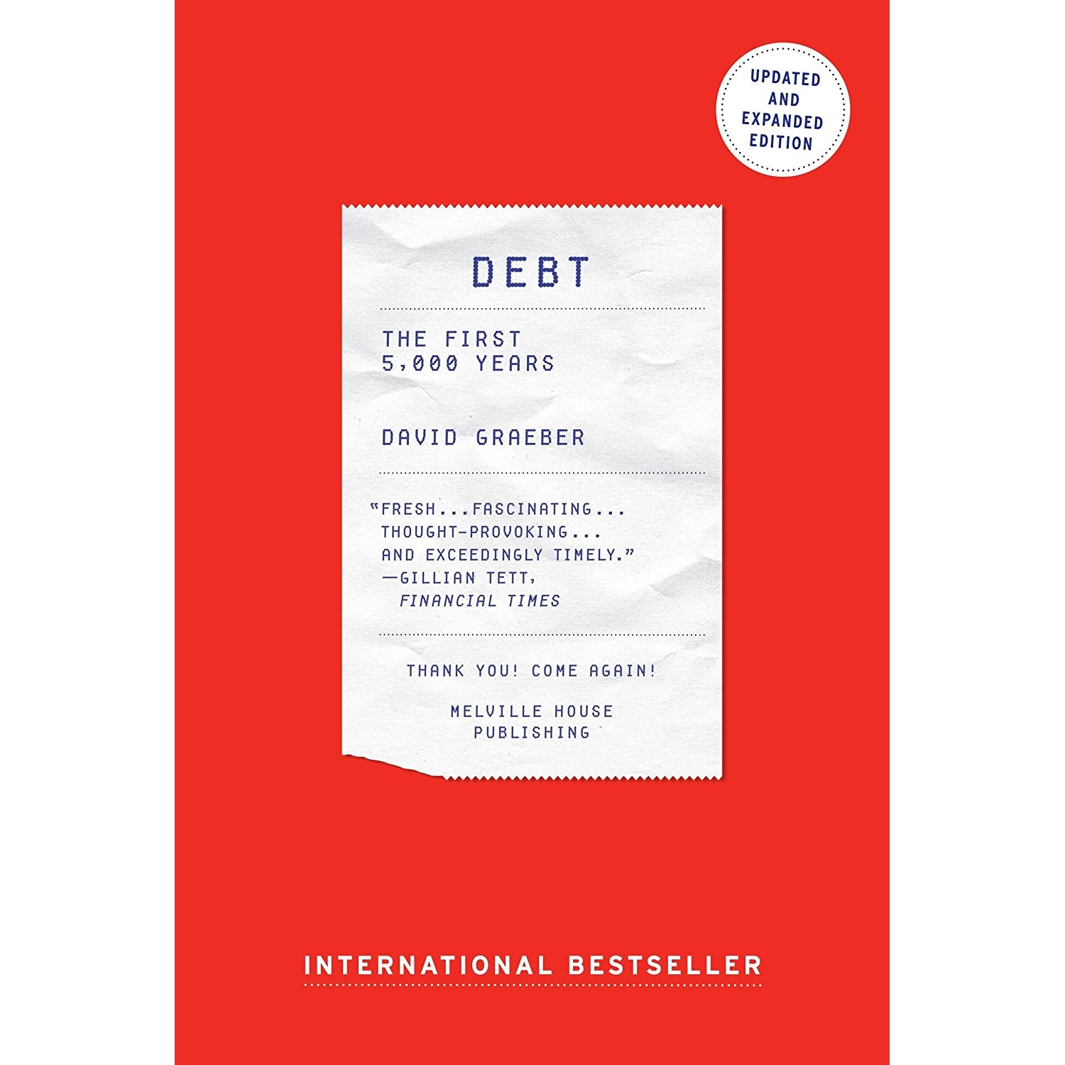 کتاب Debt: The First 5000 Years اثر David Graeber انتشارات Melville House