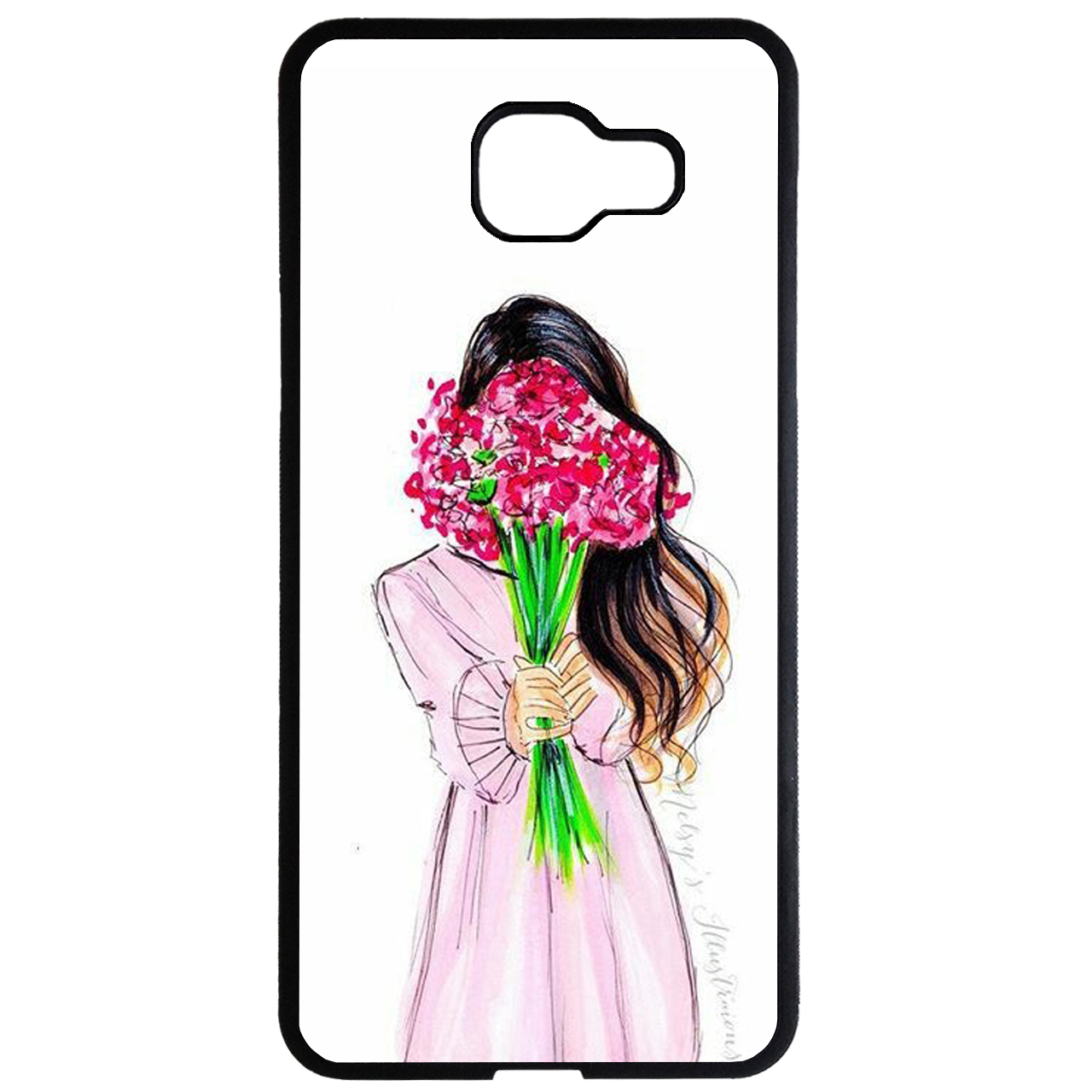 کاور طرح دخترانه کد 1075 مناسب برای گوشی موبایل سامسونگ galaxy a7 2016