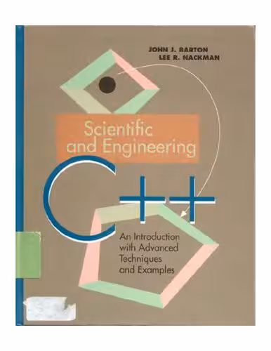 خرید و دانلود نسخه کامل کتاب Scientific and Engineering C  : An Introduction with Advanced Techniques and Examples