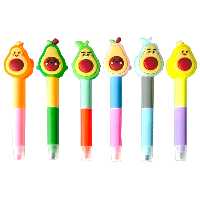 ماژیک علامت گذار طرح آواکادوو پاستلس بسته 6 عددی