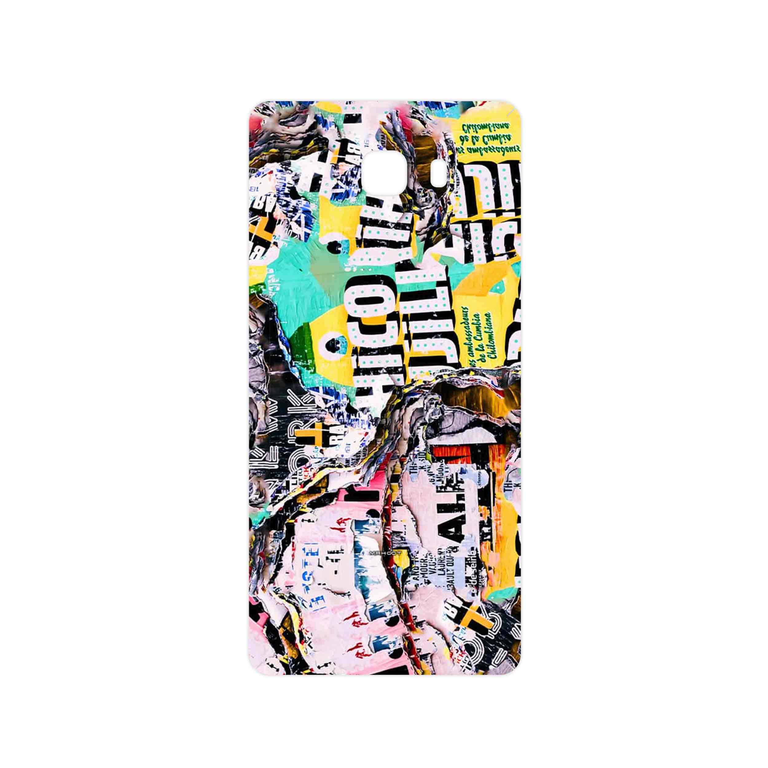 برچسب پوششی ماهوت مدل Collage of Teared Paper مناسب برای گوشی موبایل سامسونگ Galaxy C9 Pro
