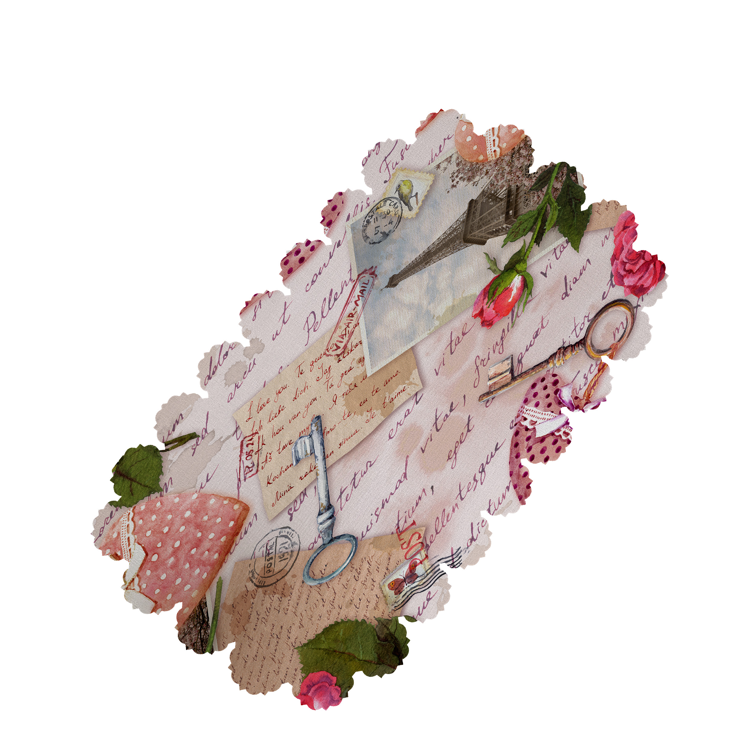  رومیزی طرح ایفل کد 6234R