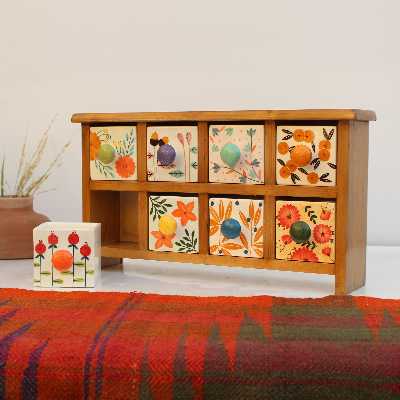 ست جای ادویه 8 پارچه مدل کشویی